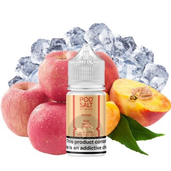 سالت سیب هلو یخ پاد سالت ۳۰ میل Pod Salt Nexus Fuji Apple Peach Ice