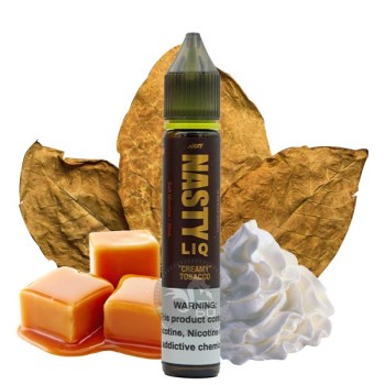 سالت تنباکو کارامل خامه نستی 30 میلی‌لیتر NASTY LIQ CREAMY TOBACCO