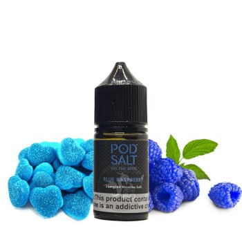 سالت آبنبات تمشک آبی پاد سالت ۳۰ میل Pod Salt Core Blue Raspberry