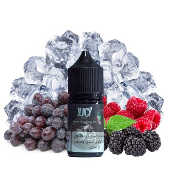 سالت انگور تمشک یخ جویسی 30 میلی‌لیتر JUICY GRAPE RASPBERRY ICE