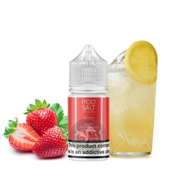 سالت توت فرنگی لیموناد پاد سالت ۳۰ میل Pod Salt Nexus Sweet Strawberry Lemonade