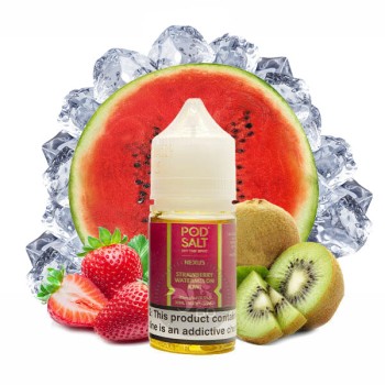 سالت توت فرنگی هندوانه کیوی یخ پاد سالت ۳۰ میل Pod Salt Nexus Strawberry Watermelon Kiwi Ice