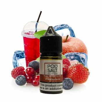 سالت اسموتی تمشک یخ پاد سالت ۳۰ میل Pod Salt Fusion Blue Razapple Ice