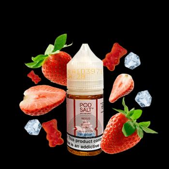 سالت پاستیل توت فرنگی یخ پاد سالت ۳۰ میل Pod Salt Nexus Red Gummy Bear Ice