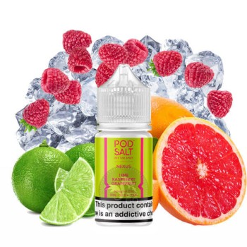 سالت لیمو تمشک گریپ فروت یخ پاد سالت ۳۰ میل Pod Salt Nexus Lime Raspberry Grapefruit Ice