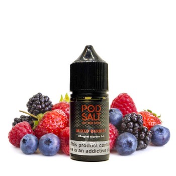 سالت بلوبری توت فرنگی تمشک پاد سالت ۳۰ میل Pod Salt Core Mixed Berries
