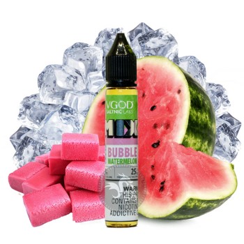 سالت آدامس هندوانه یخ ویگاد ۳۰ میل VGOD MIX BUBBLE WATERMELON ICED